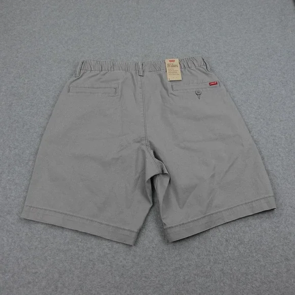 Levi's XX Chino EZ Shorts Mens Size S(28) Gray Stretch Casual Elastic Waist - Picture 4 of 6